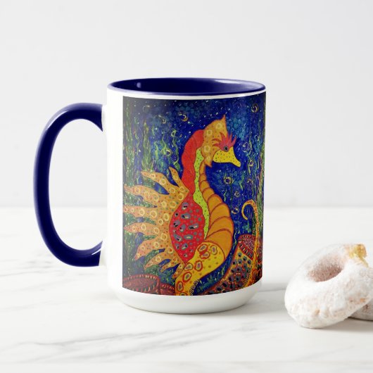 Seahorse Mug Mok (Met donut)