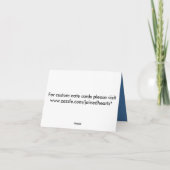 Seahorse Note-Kaart Notitiekaartje (Achterkant)