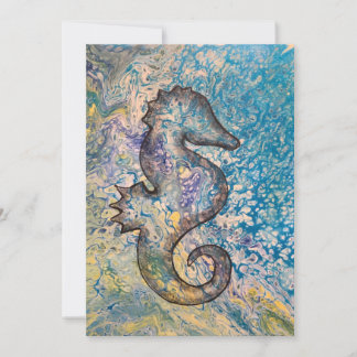 Seahorse Note-kaarten Bedankkaart