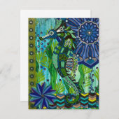 Seahorse Notitiekaartje (Voorkant / Achterkant)