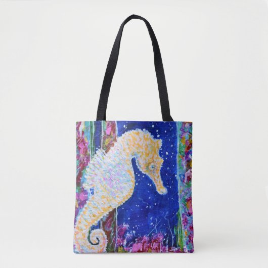 Seahorse Painting Draagtas (Voorkant)