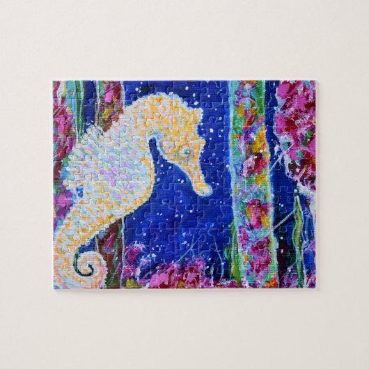 Seahorse Painting Legpuzzel (Horizontaal)