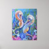 Seahorse Paradise Canvas Afdruk (Voorkant)