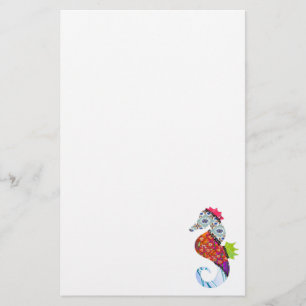 Seahorse Patchwork Pet Briefpapier