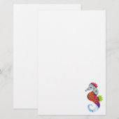 Seahorse Patchwork Pet Briefpapier (Voorkant / Achterkant)