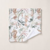Seahorse Pattern Bad Handdoek (Wasdoekje)