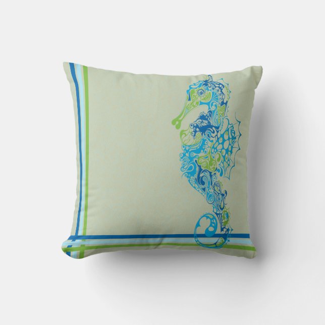 Seahorse Pillow Design Kussen (Voorkant)