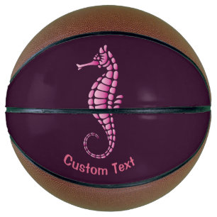 Seahorse Pink Basketbal