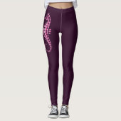 Seahorse Pink Leggings (Voorkant)