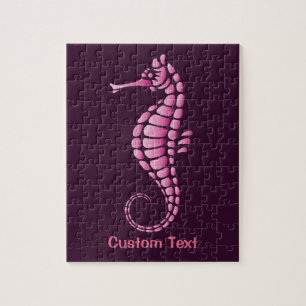 Seahorse Pink Legpuzzel