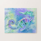 Seahorse Puzzle Merveilleux tableau de vie sous-ma (Horizontal)
