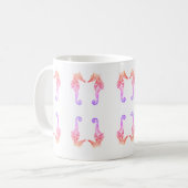 Seahorse rêve rose Mug (Devant gauche)