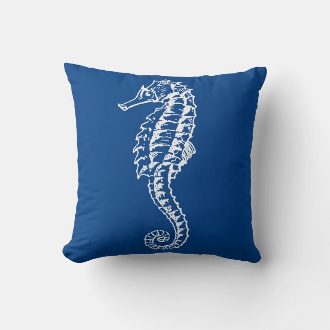Seahorse Reversible Sierkussen (Voorkant)