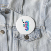 Seahorse Ronde Button 7,6 Cm (In situ)