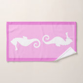 Seahorse rose (Serviette à main)