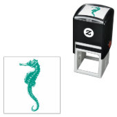 SEAHORSE RUBBER STAMP ZELFINKTENDE STEMPEL (In situ)