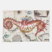 Seahorse Shabby Theedoek (Horizontaal)