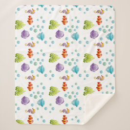 Seahorse Sherpa Deken