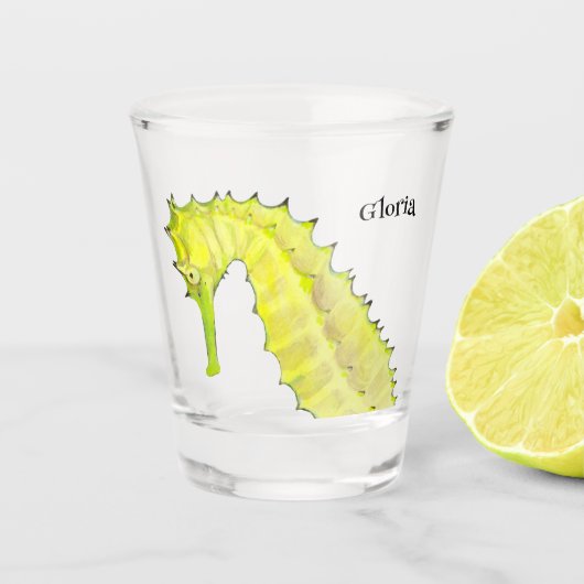 Seahorse Shot Glas (Voorkant)