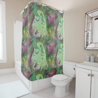 Seahorse Shower Curtain Douchegordijn