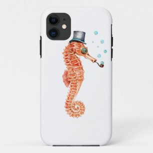 Seahorse Steampunk iPhone 11 Hoesje