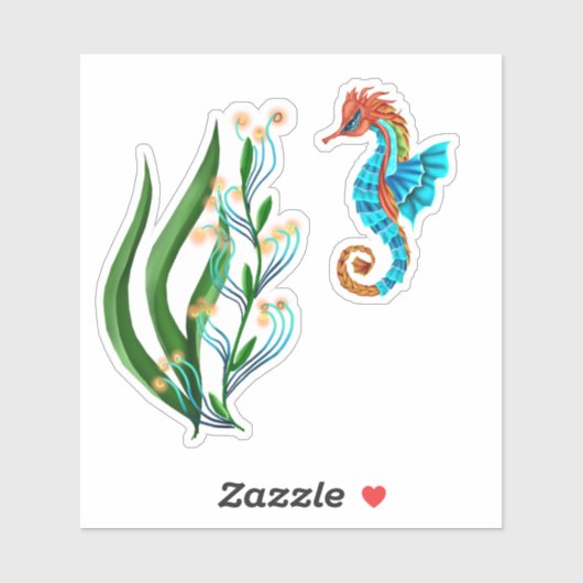 Seahorse Sticker (Vel)