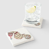 Seahorse Stone Onderzetter (Zijkant)