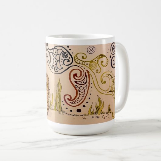 Seahorse Swirl Mug (Devant droit)