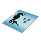 Seahorse Tegeltje (Zijkant)