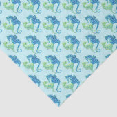 Seahorse Tissue Paper Tissuepapier (Detail)