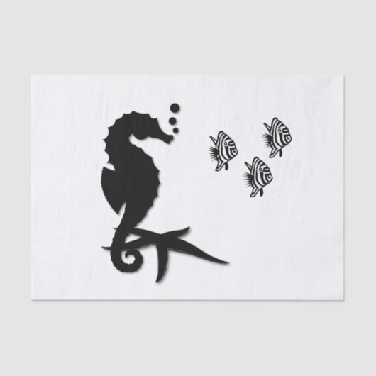 Seahorse Tissuepapier (Voorkant)