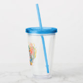 Seahorse Underwater Personalized Acryl Drinkbeker (Links)