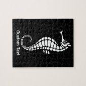 Seahorse White Legpuzzel (Horizontaal)