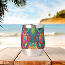 Seahorse Wine Tumbler warm of koud