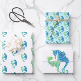 Seahorse Wrapping Paper