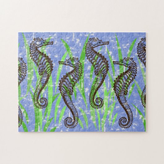 SEAHORSES Puzzle Legpuzzel (Horizontaal)