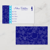 Seahorsing rond visitekaartje (Voorkant / Achterkant)