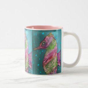 SEAHORSING SPARKLE.. TWEEKLEURIGE KOFFIEMOK