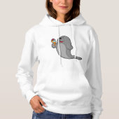 Seal at Drinking with Juice Hoodie (Voorkant)