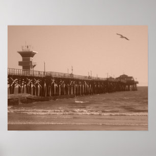Seal Beach CA Poster