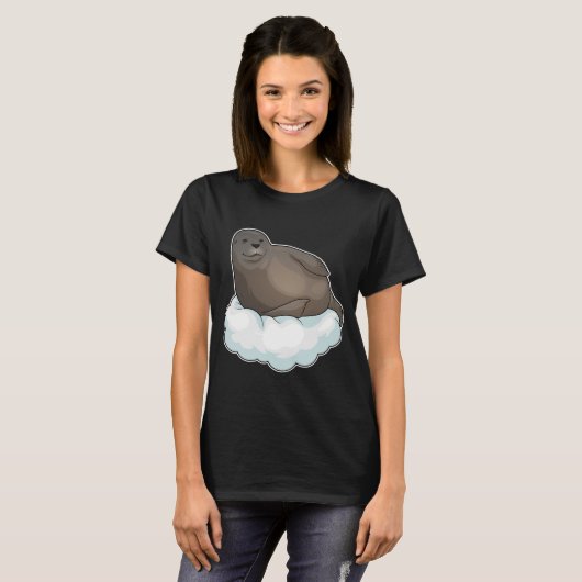 Seal Clouds T-shirt (Voorkant volledig)