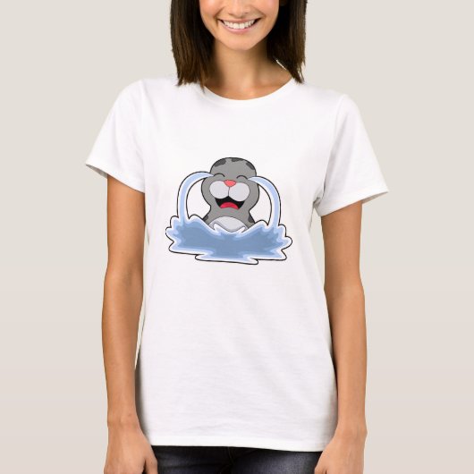 Seal in Water T-shirt (Voorkant)