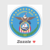 Seal of Columbus, Ohio, USA Sticker (Vel)