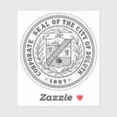 Seal of Duluth, Minnesota, USA Sticker (Vel)