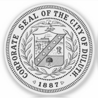 Seal of Duluth, Minnesota, USA Sticker