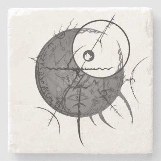 Seal of the Eldritch - Coaster Stenen Onderzetter (Voorkant)