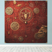 Seal of the Hidden Order Canvas Afdruk (Insitu (Houten vloer))