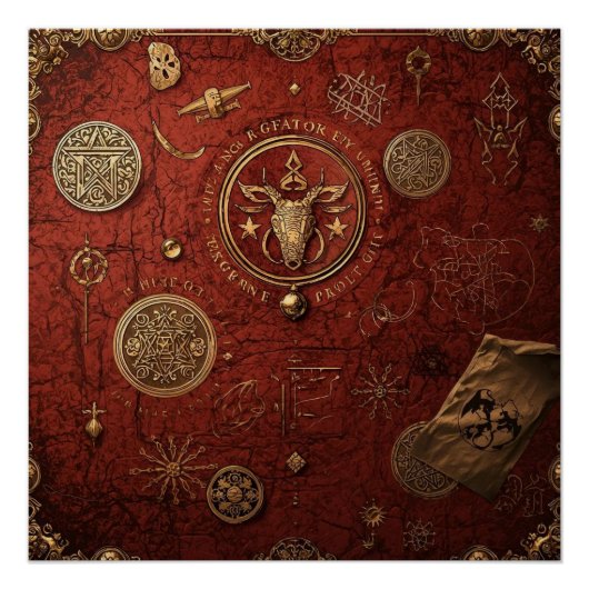 Seal of the Hidden Order Perfect Poster (Voorkant)