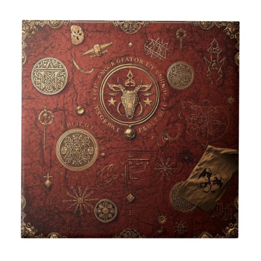 Seal of the Hidden Order Tegeltje (Voorkant)