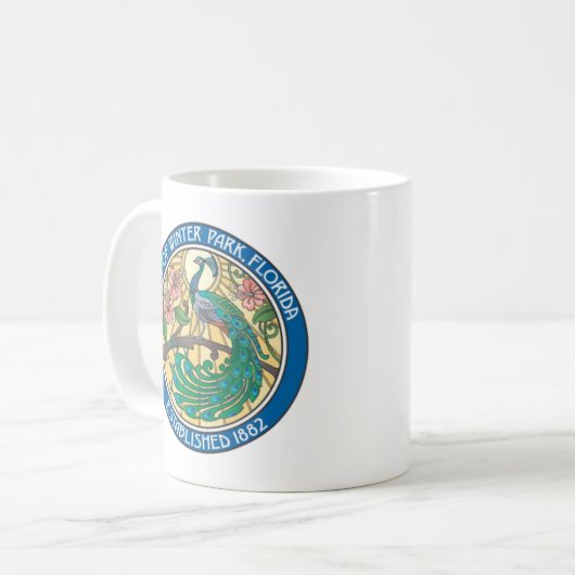 Seal of Winter Park, Floride Coffee Mug (Devant gauche)